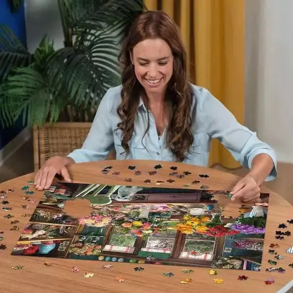 The Flower Arranger's Shed "No. 13 My Haven" 1000 Piece Jigsaw Puzzle Ravensburger