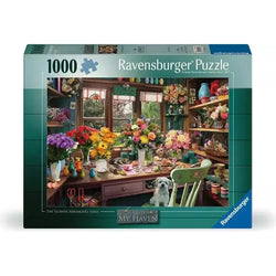 The Flower Arranger's Shed "No. 13 My Haven" 1000 Piece Jigsaw Puzzle Ravensburger