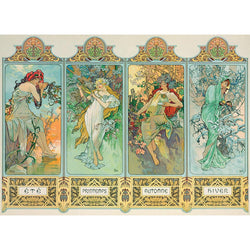 The Four Seasons by Mucha 1000 Piece Jigsaw Puzzle Eurographics (ONLINE ORDER ONLY)