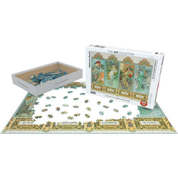 The Four Seasons by Mucha 1000 Piece Jigsaw Puzzle Eurographics (ONLINE ORDER ONLY)