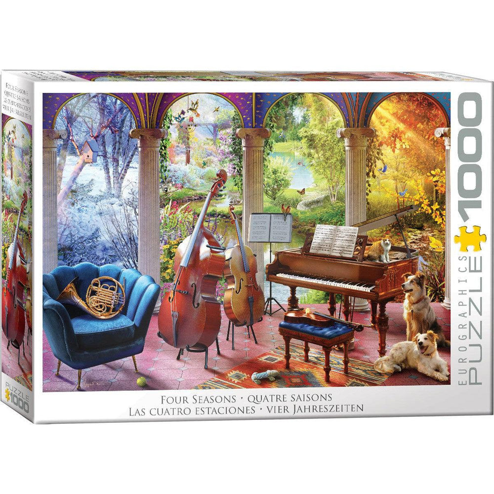 The Four Seasons of Music 1000 Piece Jigsaw Puzzle Eurographics (ONLINE ORDER ONLY)