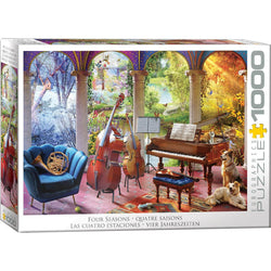 The Four Seasons of Music 1000 Piece Jigsaw Puzzle Eurographics (ONLINE ORDER ONLY)