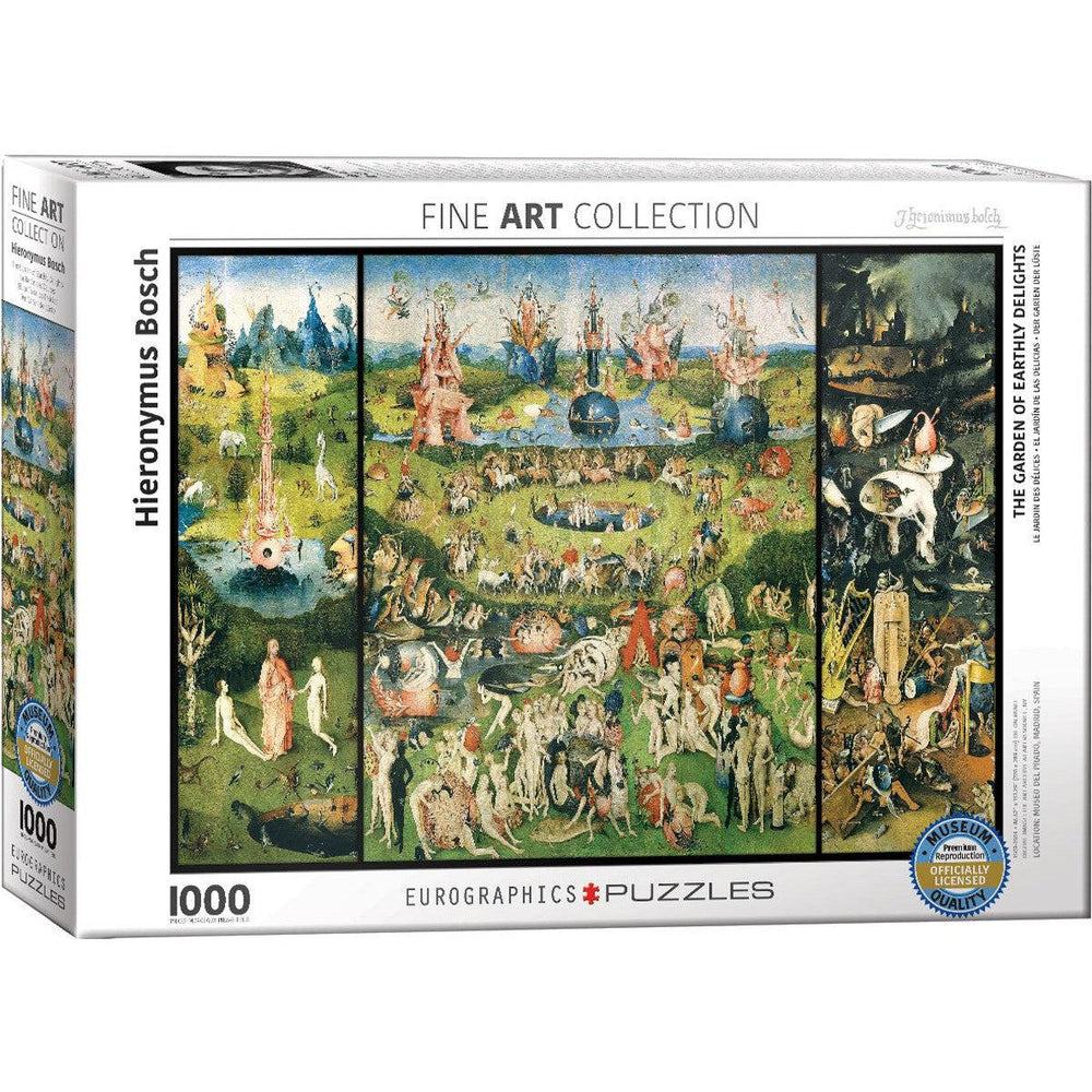 The Garden of Earthly Delights 1000 Piece Jigsaw Puzzle Eurographics (ONLINE ORDER ONLY)