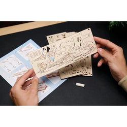 The Ghost of Kyiv Attacks Wood Model Kit UGEARS (ONLINE ORDER ONLY)