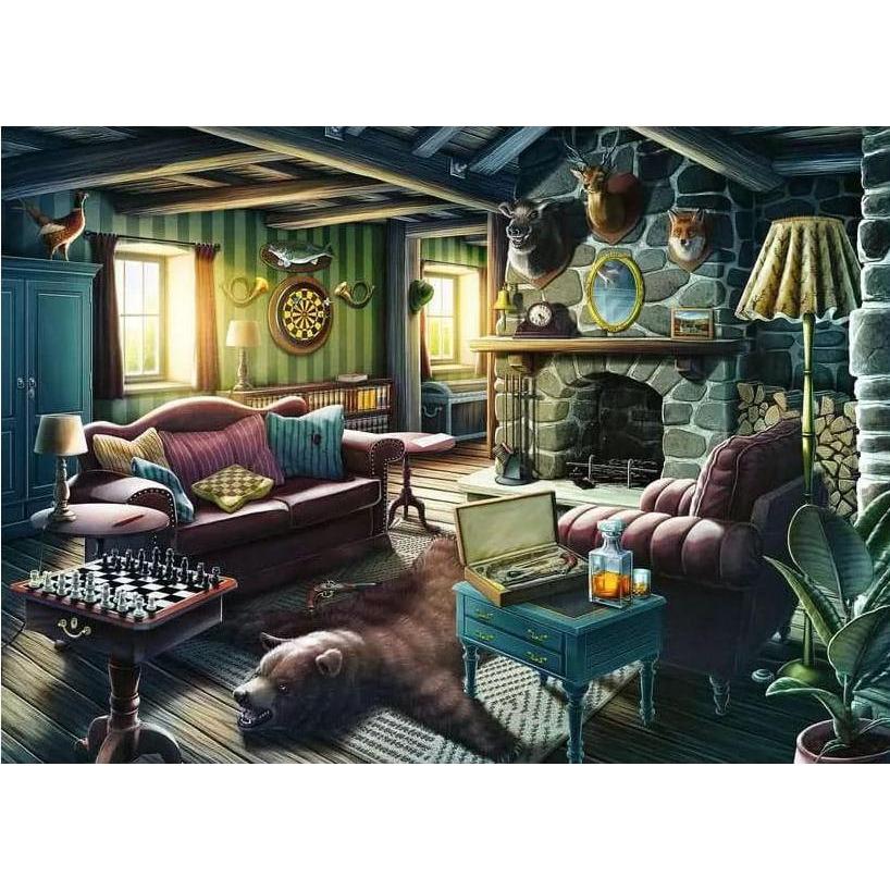 The Gift of Murder 408 Piece Mystery Jigsaw Puzzle Ravensburger (ONLINE ORDER ONLY)