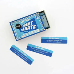 The Great Debate Matchbox Trivia Card Game Ginger Fox (ONLINE ORDER ONLY)
