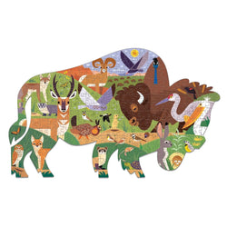 The Great Plains 300 Piece Shaped Jigsaw Puzzle Mudpuppy (ONLINE ORDER ONLY)