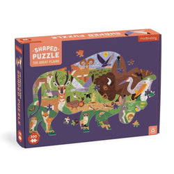The Great Plains 300 Piece Shaped Jigsaw Puzzle Mudpuppy (ONLINE ORDER ONLY)
