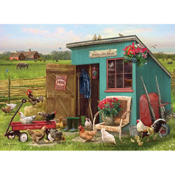 The Happy Hen House 1000 Piece Jigsaw Puzzle Cobble Hill (ONLINE ORDER ONLY)