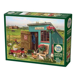 The Happy Hen House 1000 Piece Jigsaw Puzzle Cobble Hill (ONLINE ORDER ONLY)