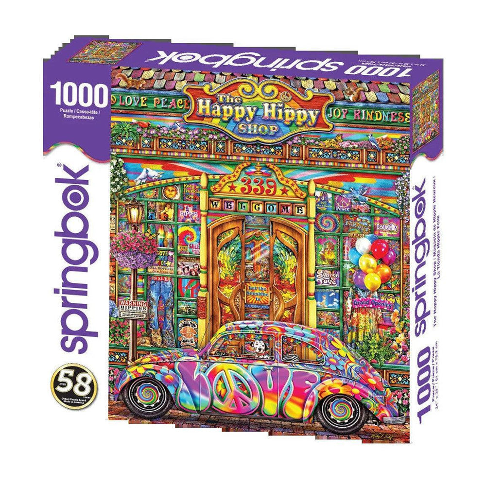 The Happy Hippy Shop 1000 Piece Jigsaw Puzzle Springbok (ONLINE ORDER ONLY)