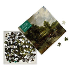 The Hay Wain by John Constable 500 Piece Jigsaw Puzzle Flame Tree