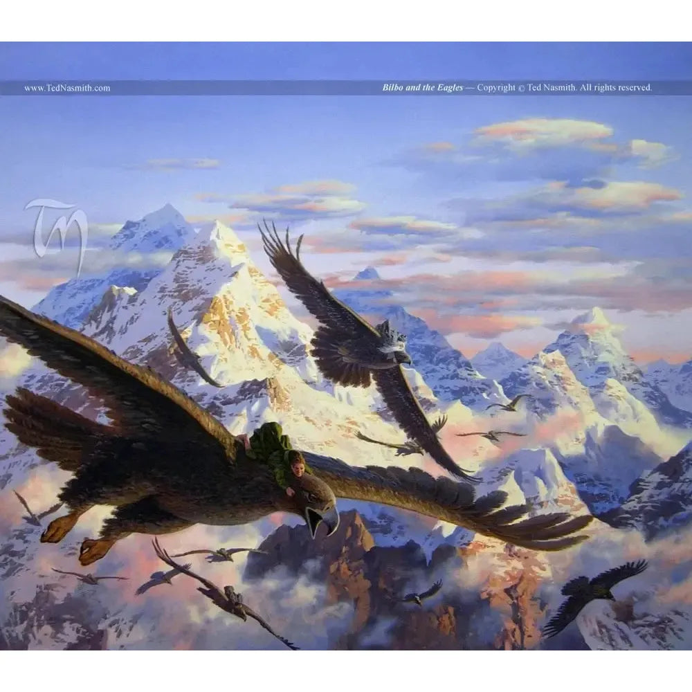 The Hobbit Bilbo & the Eagles 1000 Piece Jigsaw Puzzle Kosmos