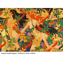 The Hunt by Robert Burns 1000 Piece Jigsaw Puzzle Flame Tree