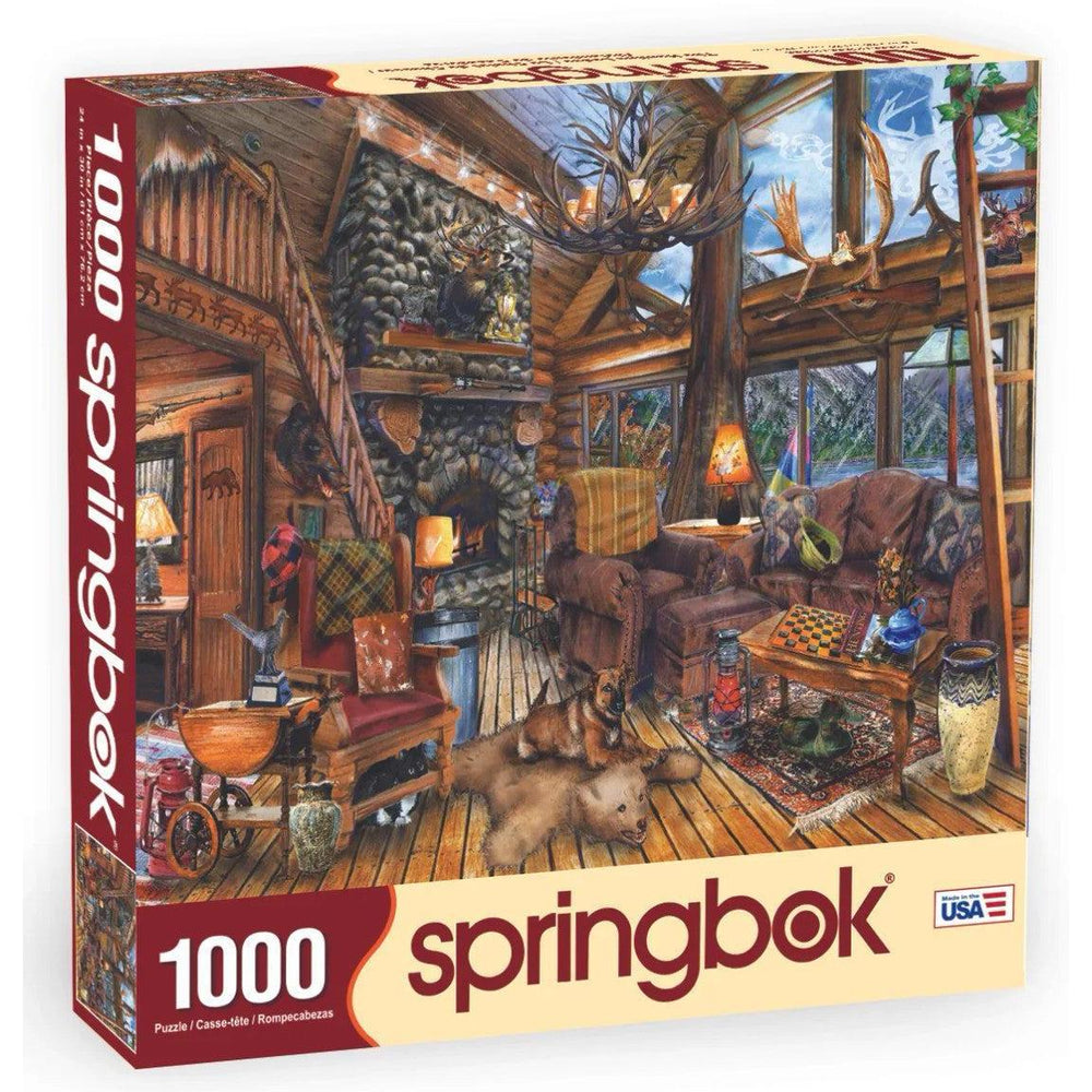 The Hunting Lodge 1000 Piece Jigsaw Puzzle Springbok (ONLINE ORDER ONLY)