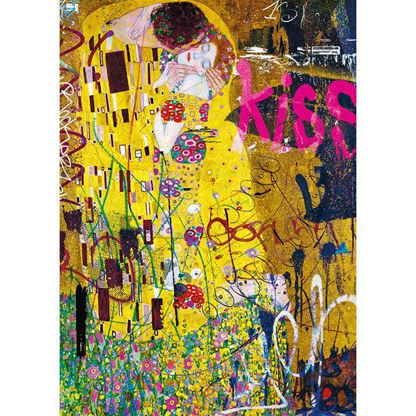 The Kiss Rebrush 1000 Piece Jigsaw Puzzle Heye