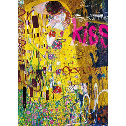 The Kiss Rebrush 1000 Piece Jigsaw Puzzle Heye