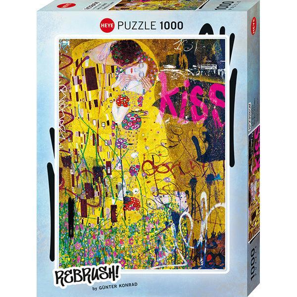 The Kiss Rebrush 1000 Piece Jigsaw Puzzle Heye