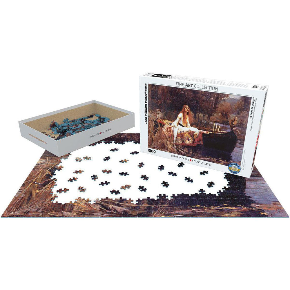 The Lady of Shalott 1000 Piece Jigsaw Puzzle Eurographics (ONLINE ORDER ONLY)