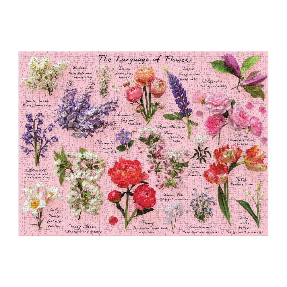 The Language of Flowers 1000 Piece Jigsaw Puzzle Galison (ONLINE ORDER ONLY)