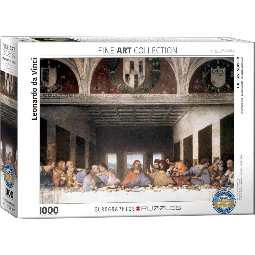 The Last Supper by Leonardo da Vinci 1000 Piece Jigsaw Puzzle Eurographics (ONLINE ORDER ONLY)