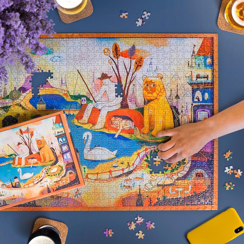 The Lion is Awake 1000 Piece Jigsaw Puzzle Fred (ONLINE ORDER ONLY)