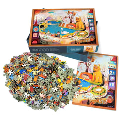 The Lion is Awake 1000 Piece Jigsaw Puzzle Fred (ONLINE ORDER ONLY)