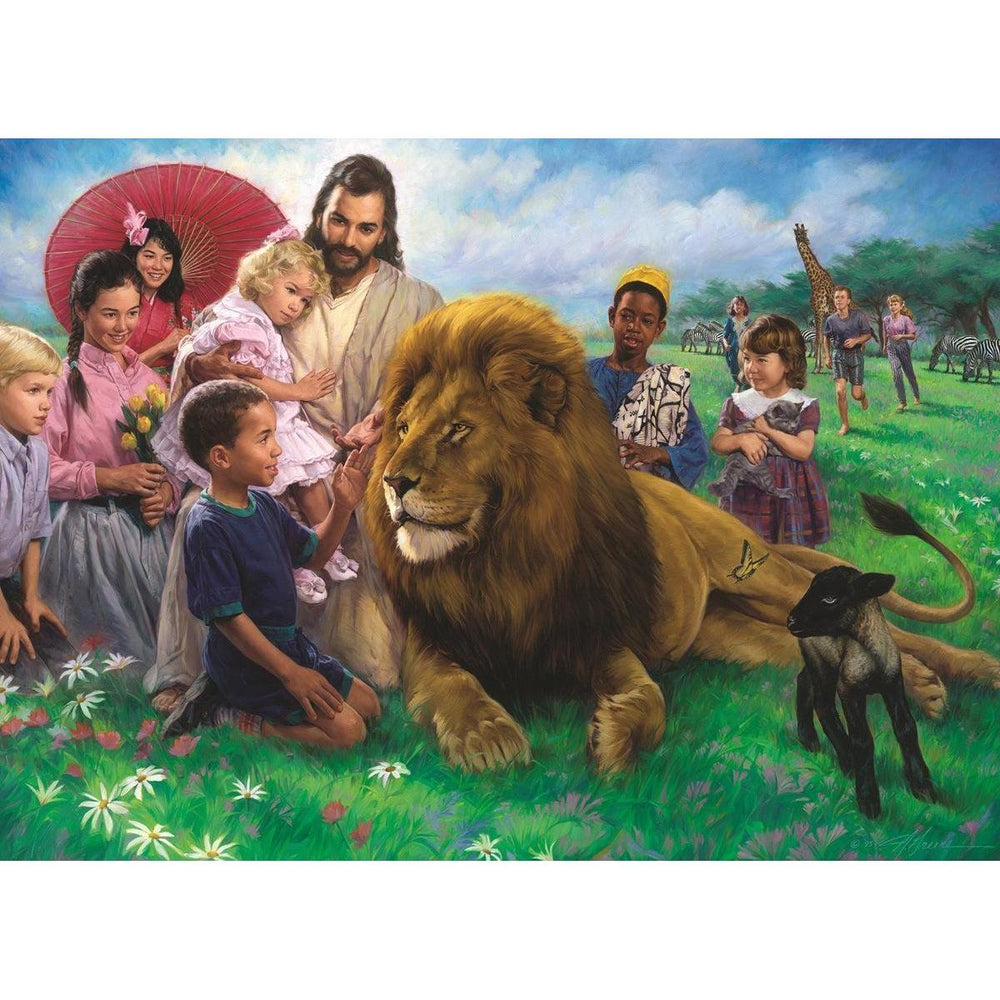 The Lion & the Lamb 500 Piece Jigsaw Puzzle Eurographics (ONLINE ORDER ONLY)