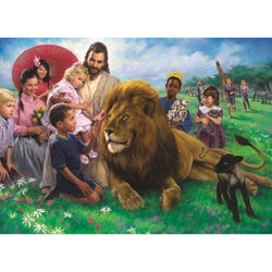 The Lion & the Lamb 500 Piece Jigsaw Puzzle Eurographics (ONLINE ORDER ONLY)