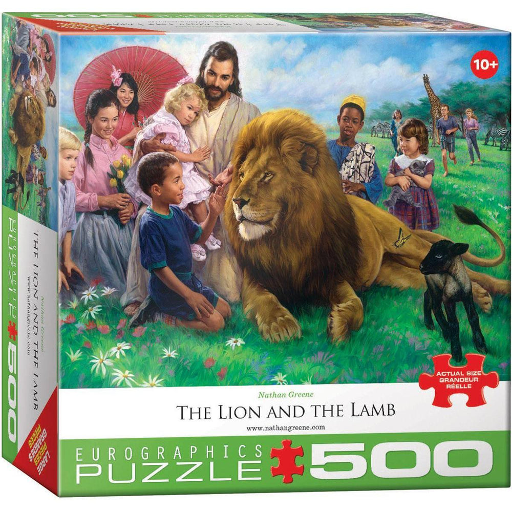 The Lion & the Lamb 500 Piece Jigsaw Puzzle Eurographics (ONLINE ORDER ONLY)