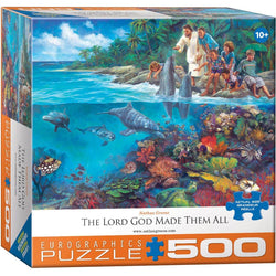 The Lord God made Them All 500 Piece Jigsaw Puzzle Eurographics (ONLINE ORDER ONLY)