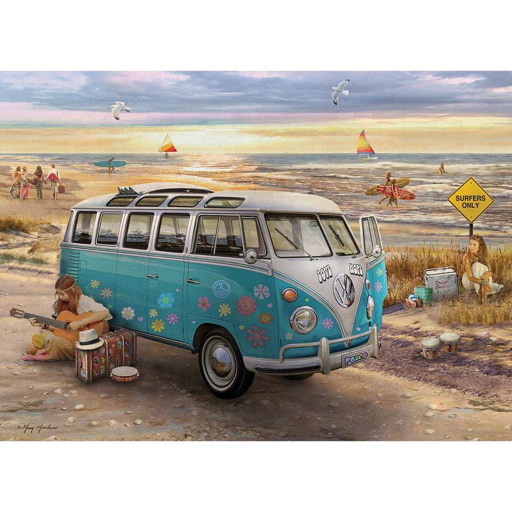 The Love & Hope VW Bus 1000 Piece Jigsaw Puzzle Eurographics (ONLINE ORDER ONLY)