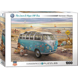 The Love & Hope VW Bus 1000 Piece Jigsaw Puzzle Eurographics (ONLINE ORDER ONLY)