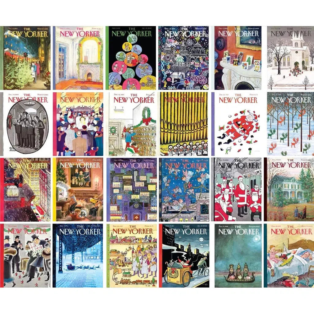 The New Yorker Advent Calendar - 24 Set of 100 Piece Mini Jigsaw Puzzles NYPC (ONLINE ORDER ONLY)