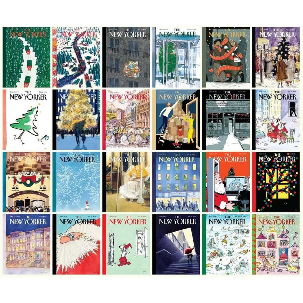 The New Yorker Advent Calendar v2 - 24 Set of 100 Piece Mini Jigsaw Puzzles NYPC (ONLINE ORDER ONLY)