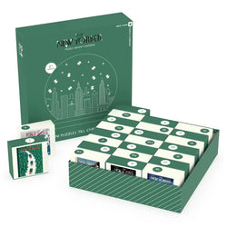 The New Yorker Advent Calendar v2 - 24 Set of 100 Piece Mini Jigsaw Puzzles NYPC (ONLINE ORDER ONLY)