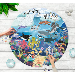 The Ocean Lover's 1000 Piece Round Jigsaw Puzzle Ridley (ONLINE ORDER ONLY)