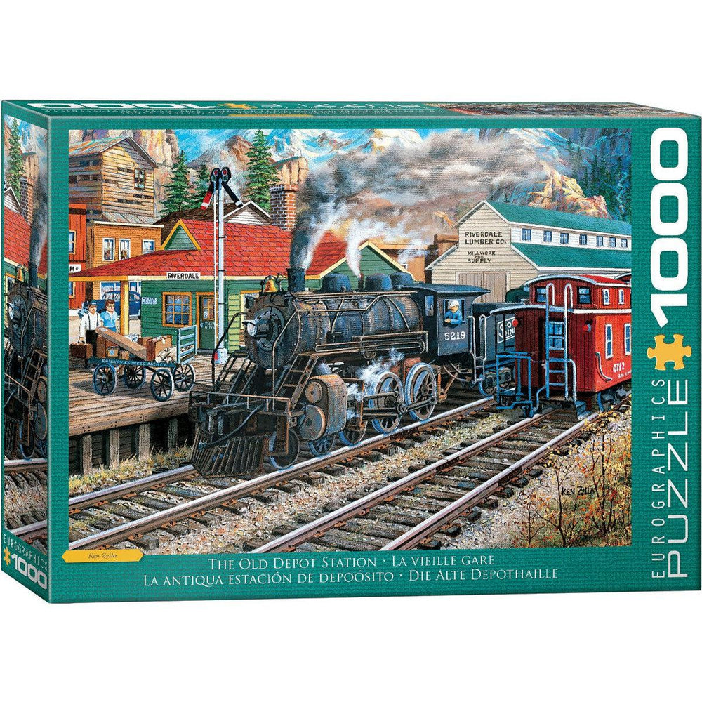 The Old Depot Station 1000 Piece Jigsaw Puzzle Eurographics (ONLINE ORDER ONLY)