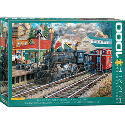 The Old Depot Station 1000 Piece Jigsaw Puzzle Eurographics (ONLINE ORDER ONLY)