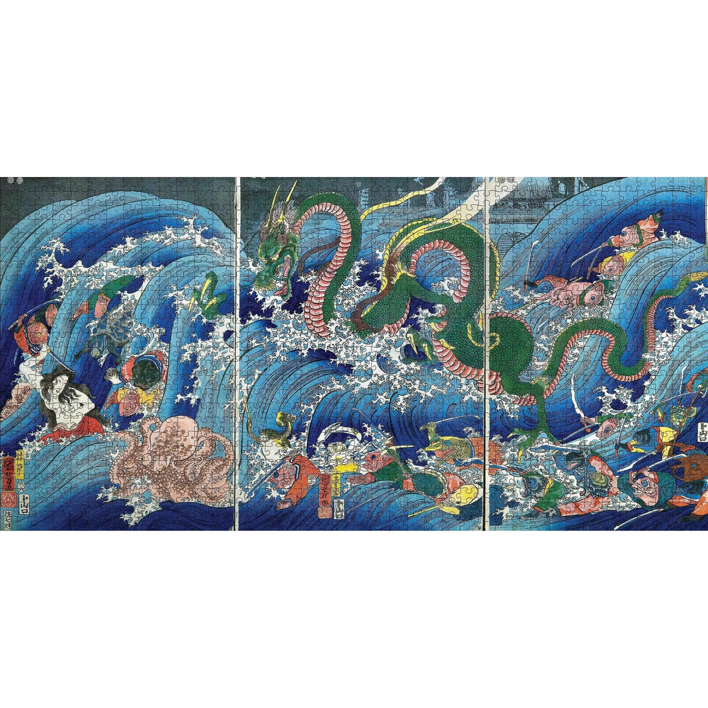 The Palace of the Dragon by Kuniyosho 1000 Piece Jigsaw Puzzle Pomegranate