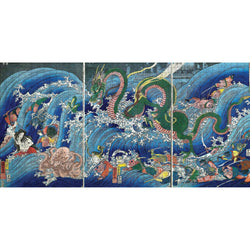 The Palace of the Dragon by Kuniyosho 1000 Piece Jigsaw Puzzle Pomegranate