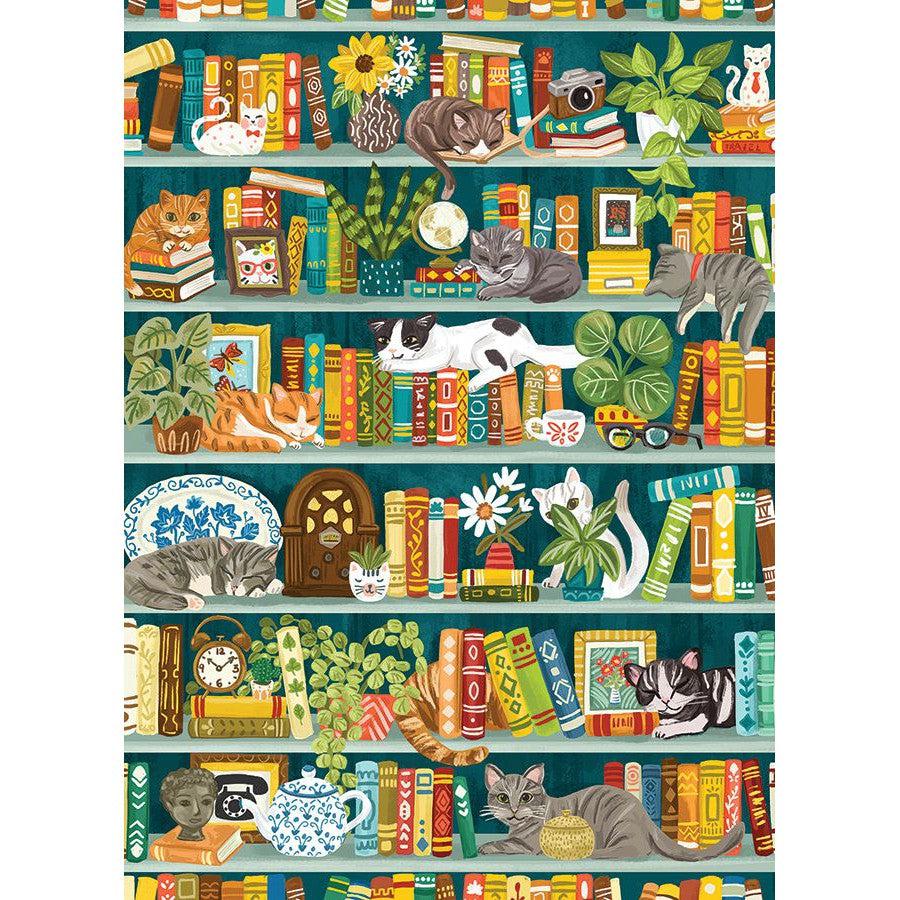 The Purrfect Bookshelf 1000 Piece Jigsaw Puzzle Cobble Hill (ONLINE ORDER ONLY)