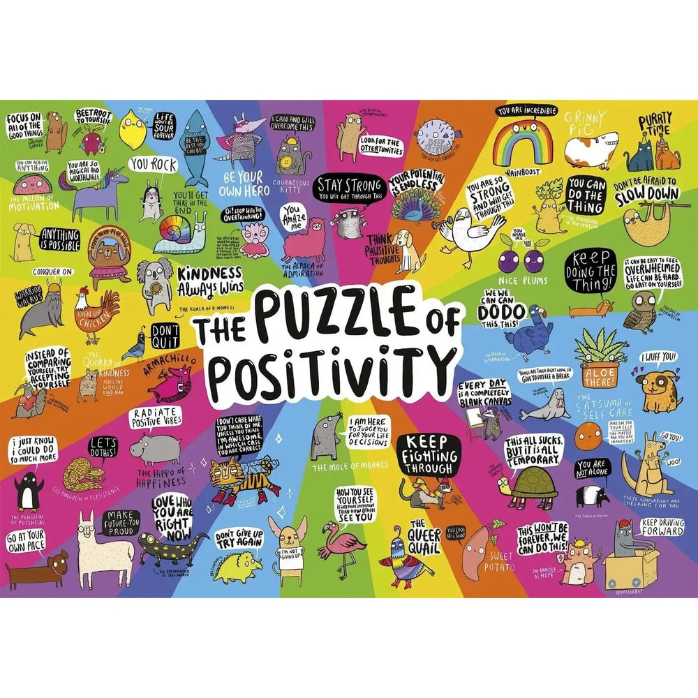 The Puzzle of Positivity 1000 Piece Jigsaw Puzzle Gibsons
