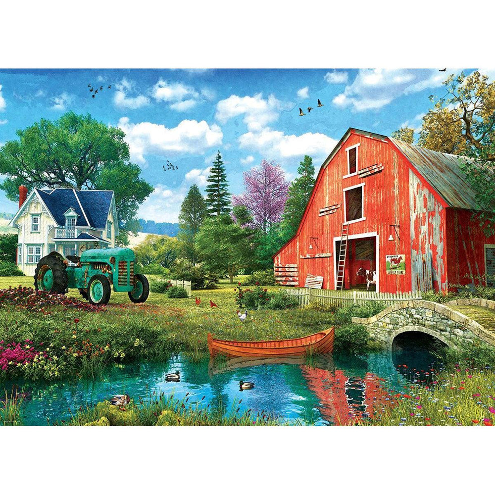 The Red Barn 1000 Piece Jigsaw Puzzle Eurographics (ONLINE ORDER ONLY)