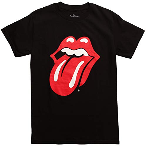 Men'S Rolling Stones-Classic Tongue T-Shirt,Black,Medium [T-Shirt] (ONLINE ORDER ONLY)