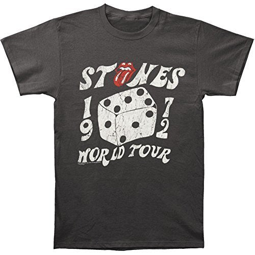 Men'S The Rolling Stones 1972 Dice Tour T-Shirt, Black, Medium [T-Shirt] (ONLINE ORDER ONLY)