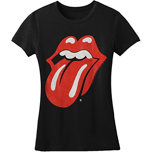 Rolling Stones Classic Tongue Girls Jr Black [T-Shirt] (ONLINE ORDER ONLY)