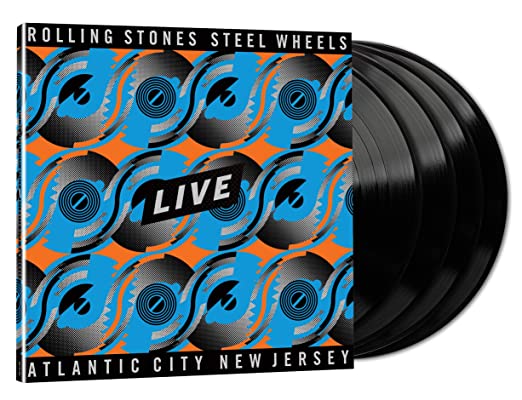 Steel Wheels Live: Atlantic City New Jersey (Black 180 Gram Vinyl) [Import] (4 Lp's) [Vinyl]