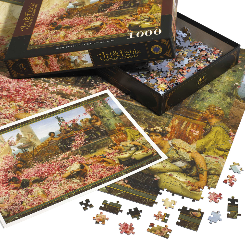 The Roses of Heliogabalus 1000 Piece Premium Jigsaw Puzzle Art & Fable (ONLINE ORDER ONLY)