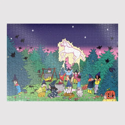 The Sabbath of the Child-Witches By Salomé Lahoce 1000 Piece Jigsaw Puzzle Sulo (ONLINE ORDER ONLY)